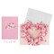 Wrapables 3D Pop Up Floral Greeting Card, Flower Bouquet Card for Mother's Day, Birthday, Anniversary, All Occasions, Heart Wreath